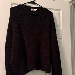 SET Active Textured Black Sweater